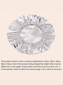 10/20/30/40/50pcs Kitchen And Dining Table Aluminum Foil Insulation Cover - Reusable, Insulated Picnic, Camping, And Household Food Packaging, Camping Food Insulation Cover | Reusable Food Packaging. Insulation Cover, Household Aluminum Foil Cling Film Cover, Insulation Cover. Kitchen Preservation And Insulation. Kitchen Storage And Organization, Household And Daily Necessities, Fresh-Keeping Covers - Multicolor - View 11