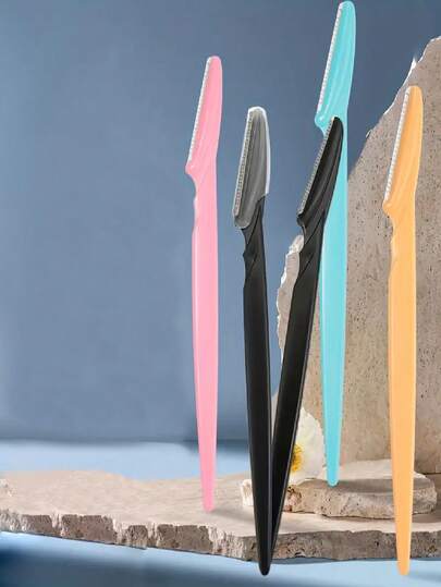 10/20件套不锈钢眉毛修剪器 - 多功能身体修容工具 - 锋利刀片 - 轻松修剪 - 无配件 - 无包装盒 - 完美的情人节礼物，套装包含收纳盒 | 微肤眉毛及剃须刀套装 | 简约实用设计 | 无异味精准刀片，带保护盖/收纳盒，防刮直柄