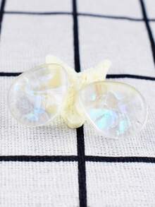 1 Pair 8-30mm Colorful Shell Pattern Transparent Water Drop Acrylic Ear Gauges Tunnel Plugs Body Piercing Jewelry - Shell Pattern - View 20