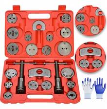 Set 22 Opresor Piston Caliper Cambiar Balatas Auto Universal - Rojo - Ver 1