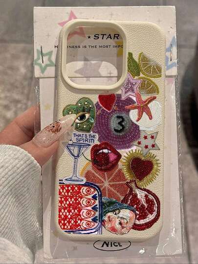 1pc 1pc TPU Material Minimalist Fashion Ocean Lips Element Pattern Phone Case Compatible With IPhone 17/17Promax/Air/17Pro/16e/16Promax/16/15/12Promax/13/13Promax/14/15/17/16Pro/11Promax/12, Personalized Design Fashionable Protective Soft Case, Unisex Protective Case Compatible With Samsung S24/A54/S23 Valentines Phone Cases