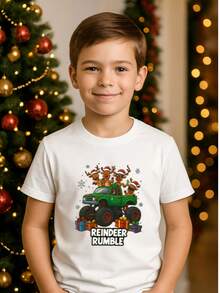 Young Boys T-Shirts - White - View 1