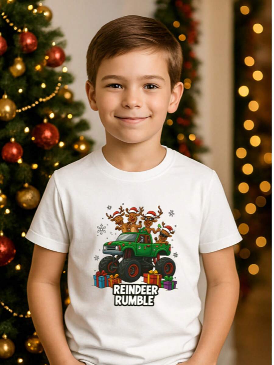 Young Boys T-Shirts - White - View 1