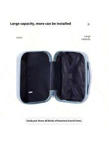 一套多尺寸多規格行李箱，包括20+24+28英寸三件式旅行箱、24+28英寸可擴展登機箱、ABS硬殼拉桿箱、20英寸登機箱、密碼箱以及商務旅行旋轉行李箱 - 深灰色 - 查看 5