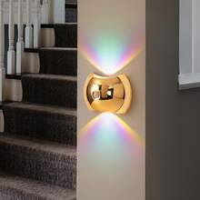 Luz de pared LED con sensor inteligente, lámpara de pared con sensor de movimiento interior, luz de pared LED inalámbrica, lámpara de pared, luz nocturna con batería, diseño adhesivo, giratoria, portátil, fácil de instalar, temperatura de color y brillo ajustables - Multicolor - Ver 7