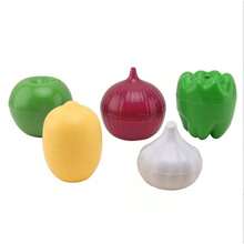 1pc Set Onion Food Savers - Multipurpose Plastic Storage Containers, Freezer Friendly, Flip Top, Hand Wash, No Electricity Needed - Fruit & Vegetable Shaped Kitchen Preservation Boxes - Multicolor - View 8