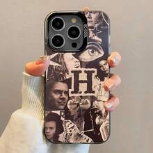 Funda de teléfono H-HaRRy Music Styles para 17,16,15,14,13,12,11,Pro,Max,Plus, anti-caída, negro mate, parachoques duro - z8 - Ver 6