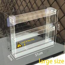 Supporto da parete per esposizione di occhiali, rastrelliera per esposizione di occhiali da sole, rastrelliera per esposizione di occhiali, scatola di stoccaggio per occhiali da sole, rastrelliera per occhiali rosa, rastrelliera per esposizione di occhiali anti-luce blu trasparente, supporto per occhiali da sole da uomo