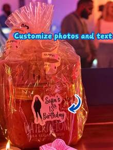 25 miếng dán mặt tùy chỉnh, quà tặng tiệc tùng, trang trí sinh nhật lần thứ 30, nhãn cắt sẵn, trang trí tiệc độc thân, ảnh cá nhân hóa, trang trí sự kiện, hình dạng độc đáo, điểm nhấn lấp lánh, nhãn tự dính, nhãn dán cá nhân hóa, nhãn dán tường. - Nhiều màu - Xem 6