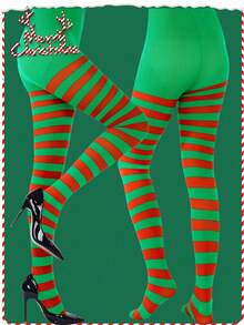 1pc Striped Colorful Party Makeup Dance Decoration Prop Tights, Fashion Costume Pantyhose For Christmas And Halloween