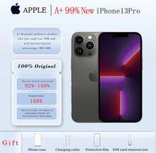 A+ Grade Used Apple IPhone 13 Pro, Genuine Original, Near Mint Condition (99% New); Phone, Phone, IPhone, IPhone, Phone, Comes With Screen Protector - Graphite - View 8