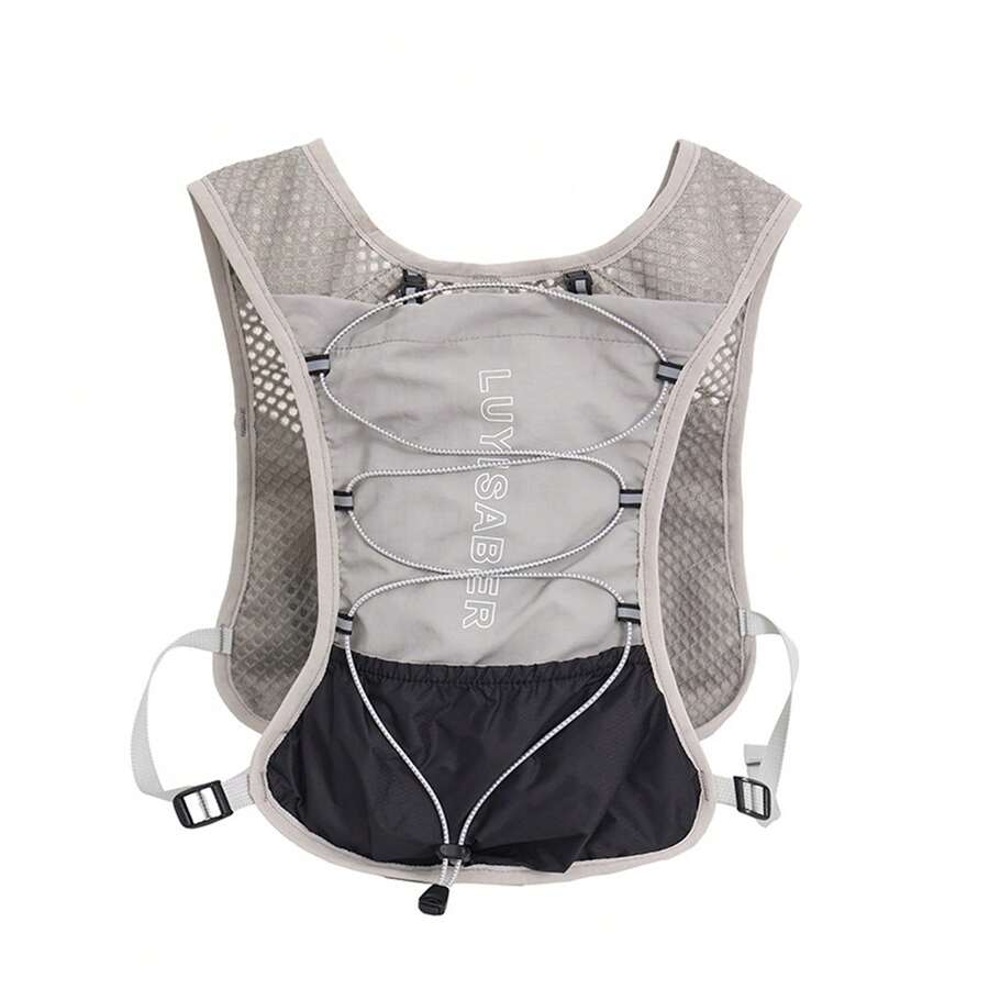 Hydration Running Vest Ultra-Lightweight For Women Men, Water Vest Backpack 5L, Breathable All-Weather Water Vest Hiking Backpack, Adjustable Water Backpack For Hiking, Cycling, Trail Marathon Race – Grey (No Hydration) - Grey - View 1
