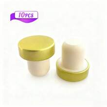 10pcs 50pcs 100pcs Custom Engraved Wine Bottle Stopper, Wine Gifts For Women, Wine Stopper Birthday Gift, Personalized Wedding Guest Party Favors For Invites - Stainless Steel Bottle Stoppers - View 10