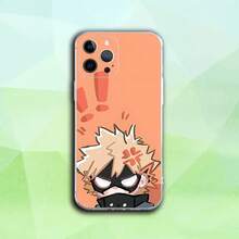 Custodia per telefono compatibile con Katsuki My Hero B-Bakugo, adatta per iPhone 16, 15, 14, 13, 12, 11 Pro, Max, Plus, X, XS, XR, SE4, E Mini, cover trasparente e morbida, compatibile con custodia per iPhone 17 Pro, 17 Pro Max, 17 - z1 - Visualizzare 4