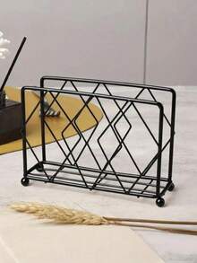 Tissue Holder - Nordic Style Metal Tissue Holder, Suitable For Cafes, Hotels, Restaurants, Desktop Organizer, Desktop Decorative Napkin Holder, Tissue Storage Container - Multicolor - View 12