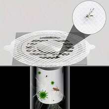 1-10 件装高级排水口毛发收集器套装 - 革命性的防堵塞解决方案，采用先进的网状过滤贴纸，可重复使用，适用于淋浴、浴缸和水槽 - 安装简便，经久耐用，有效保护排水口