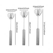 Batidor de huevos semiautomático, batidor de crema, batidor de huevos para el hogar, agitador y agitador rotativo, utensilios de cocina, agitador de mano, adecuado para revolver, mezclar y cocinar