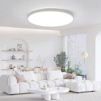 CHENBEN Lamparas de Techo para Interior de Casas,25cm 18W 6500K,Moderna Lámparas de Techo para Sala,Recamara,Ba?o,Comedor,Cocina,Plafones para Interior