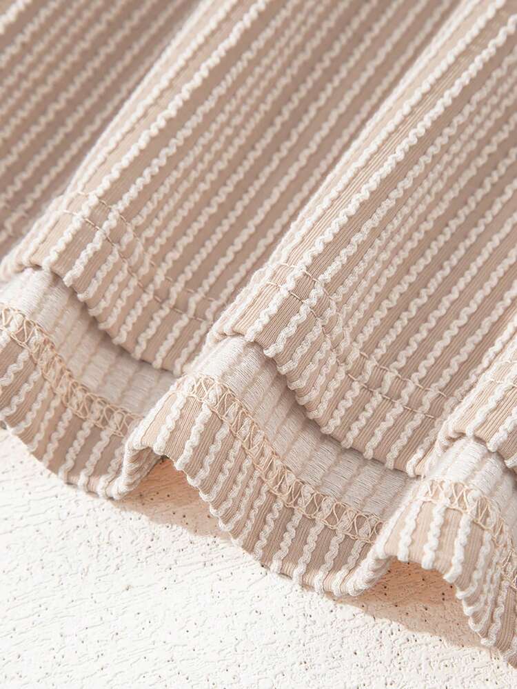 CILKOO Camiseta casual de mujer con cuello redondo, bloque de color y mangas largas con hombros caídos - Verde - Añade 6