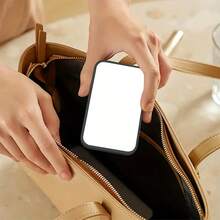 1pc Selfie LED Fill Light, 3 Lighting Modes, Adjustable Brightness, USB Rechargeable, Portable Detachable Clip. Suitable For Smartphone Photography Lighting, Laptop, Tablet, Meetings, Makeup, And Holiday Occasions. Built-In 250mAh Rechargeable Lithium Battery.