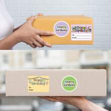 120pcs Birthday Stickers, Party Decorations Seals, Gift Wrapping Seals For Birthday Party, Baby Shower, Celebration