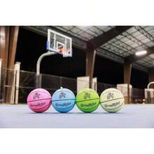 Space Flight 1 Official Basketball, Leather Game Ball; IndoorOutdoor Court, Size, 29.5 Adult