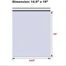 10pcs/20pcs PVC Self-Sealing Shipping Envelopes - Waterproof Mailing Bags With Self-Adhesive Closure, For Mailing, Packaging And Storage