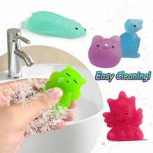 动物造型麻糬捏捏乐，闪光麻糬捏捏乐套装（2/6/10/15/20/25/30/40个装），可爱迷你捏捏乐，儿童玩具，圣诞节礼物，课堂奖励，圣诞节和生日礼物，万圣节填充物，迷你减压玩具，玩具，缓解焦虑和放松，派对小礼物，圣诞节礼物，礼品袋填充物，生日，节日 - 彩色 - 查看 6