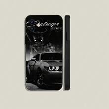D-Dodge Challenger S-Srt  Phone Case Covercompatible with  15,14,13,12,11,Plus,Pro Max,XS,X,XR,SE,Mini,8,7 Soft Silicone Black Cover,Covercompatible with  17 Hülle, 17 pro Hülle, 17 promax Hülle - Z8 - Übersicht 9