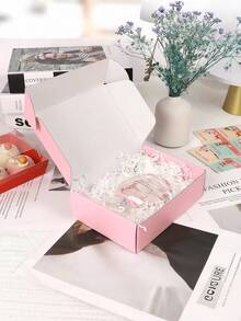 8pcs Brown Bulk Shipping Cardboard Boxes, Lockable Mailbox Packaging Boxes, Suitable For Small Businesses, Medium Cardboard Gift Boxes, For Packaging And Mailing Gifts - Gift Packaging - Small Gift Packaging