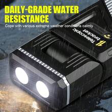 1pc Super Bright Large Capacity Extendable Camping Lamp - LED/COB Light Bulb With Magnetic Attachment Type-C Charging - Waterproof - Suitable For Outdoor Camping, Home Emergency Lighting