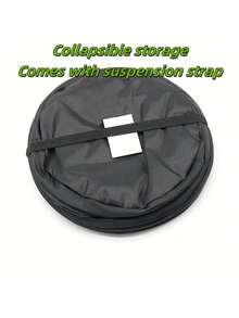 Multi-Functional Car Trash Can, Foldable Car Garbage Bin Storage Container - Multicolor - View 2