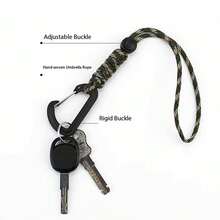 Novo gancho tático para atividades ao ar livre, ideal para mochilas, escaladas, camping, emergências, guarda-chuvas, cordas e chaves.