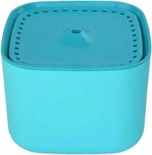 Fancy Pets Bebedero Automático para Perros y Gatos, 3L, con Filtro de Carbón Activado, Agua Fresca, Recirculación Silenciosa, Dise?o Cubo Negro - Agua - Ver 4