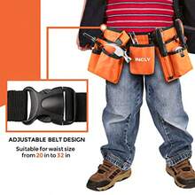 INCLY 95 PCS Real Tool Set Small Real Hand Tools Kit Construction Learning Tools Hammer Screwdriver For Home DIY Building And Woodworking Come With Tool Belt And Bag