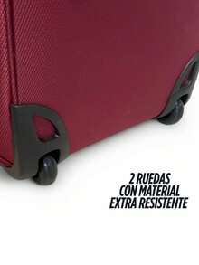 Maleta viaje 24in ligera expandible 12kg equipaje maleta expandible ligera para viaje grande resistente ruedas maletín portátil organización 24pulgadas diseño moderno práctica equipaje turismo accesorios viajeros - Rojo - Ver 6