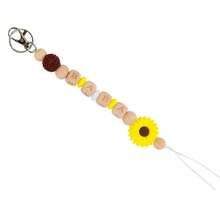 1PC Customized Daisy Keychain, Personalized Name Keychain, School Bag Label, Gift For Friends, Holiday Souvenir