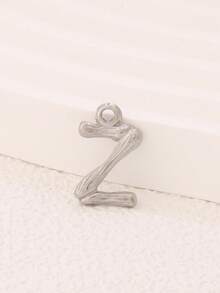 3件套不锈钢字母吊坠配件，18K镀金A-Z字母吊坠，适用于DIY珠宝制作材料及配件