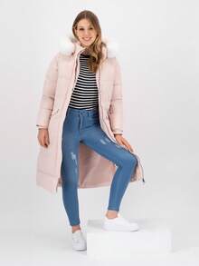 SAKERS OUTDOOR CLOTHING Women Winter Coats - 珊瑚粉 - 查看 5