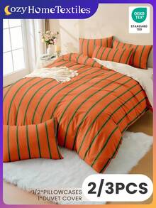 Juego de funda nórdica de 2/3 piezas con impresión digital, ropa de cama cómoda y transpirable, amigable con la piel y cómoda, juego de funda de edredón, suave y anti-bolas, textil para el hogar, decoración de habitación, 1 funda de edredón y 1/2 fundas de almohada, núcleo de edredón no incluido, se ajusta a camas individuales, dobles, king y queen de todos los tamaños, apto para todas las estaciones, múltiples opciones de tamaño disponibles, lavable a máquina, Oeko-Tex