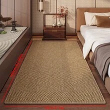 1pc Camel Linen Non-Slip Entry Doormat, High Density Thick Plush Anti-Slip Washable Kitchen Mat, Soft & Comfortable Home Entrance Floor Mat, Suitable For Bathroom - Coffee Brown - View 15