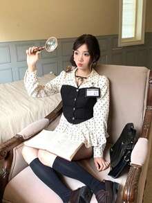 Women Blouses - Áo chấm bi - Xem 3