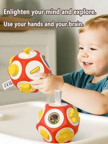 Infant And Toddler Toys Educational Early Education Busy Ball Dodecahedron Hand-Grabbing Ball Baby Enlightenment Toy - Busy Ball - View 5