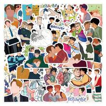 55PCS Heartstoppe Stickers Aesthetic Vinyl Stickers High Quality Stickers Decals Scrapbook,Journaling,Laptop,Bumper,Skateboard,Water Bottles,Computer,Phone Stickers Can Bring A Lot Of Fun To Your Life,The Perfect Gift For Adults - Multicolor - View 1