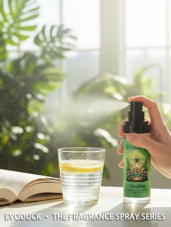 EVODUCK Spray profumato Legge dell'Attrazione, fragranza di Lavanda ed Eucalipto 80ml/2.7 Fl Oz. Regalo invernale. Il design portatile lo rende ideale per l'uso come profumo per la casa in armadi, camere da letto, bagni, auto, per appuntamenti, durante i viaggi e per deodorare e aggiungere profumo in estate. Regalo di Natale per la migliore amica, regalo per la donna