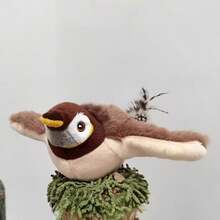 Giocattolo interattivo per animali domestici con uccellino realistico, ricaricabile tramite USB, attivato al tocco, adatto per gattini e cani di piccola taglia, giocattolo per giocare con uccellini non volanti