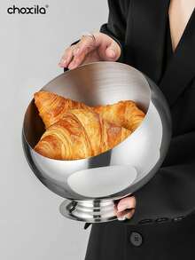 choxila 1个不锈钢甜点碗、酱汁碗、小型半球形食材碗、沙拉碗，底部防滑，多用途，适用于家庭/厨房/餐厅/商店，斋月和宰牲节期间使用 - 碗 - 查看 2