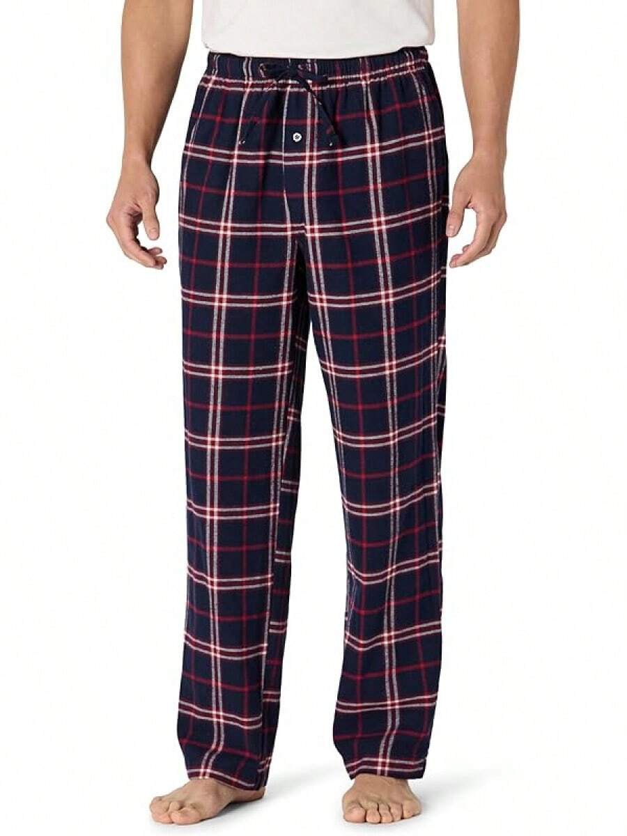 Essentials Men's Flannel Pajama Pant - Azul - Ver 1