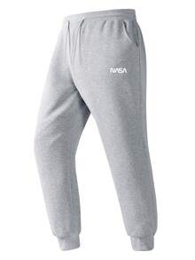 Big Belly Thin Velvet Pants Autumn And Winter New Men's Leg Binding Pants With Added Fat And Increased Weight, Loose Casual Pants With Added Velvet Warmth, Fashionable Sports Pants - Grey - View 10