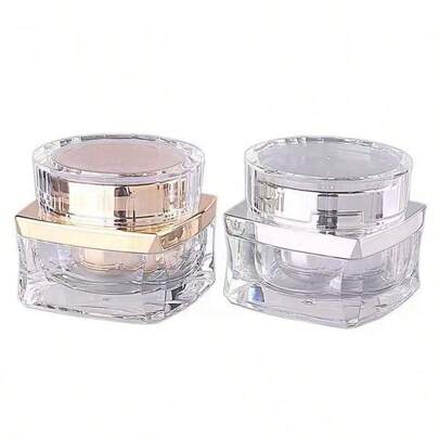 15/30ml Cream Jar, Face Cream Jar, Eye Cream Jar, High-End Acrylic Cosmetic Packaging Bottles, Refillable Bottles